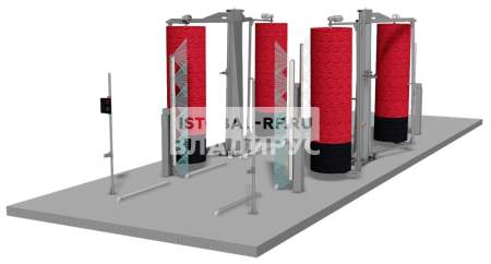 HWD200 установка для мойки трамваев, троллейбусов, автобусов