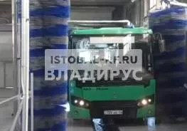 Проездная мойка для автобусов и система оборотного водоснабжения